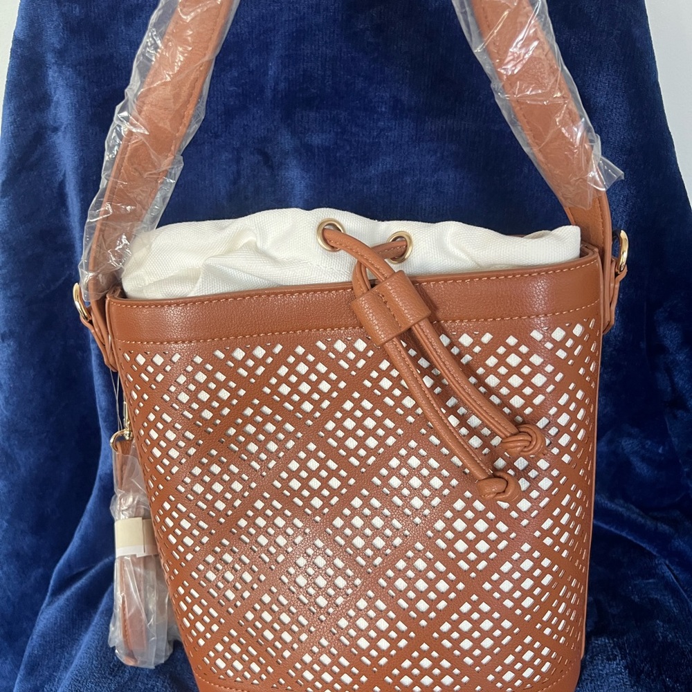 Summer bucket bag brown brand new